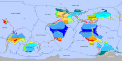 A draft climate world map. Base map by Cedh, climates by Corumayas. Mostly valid; no consensus yet on details.